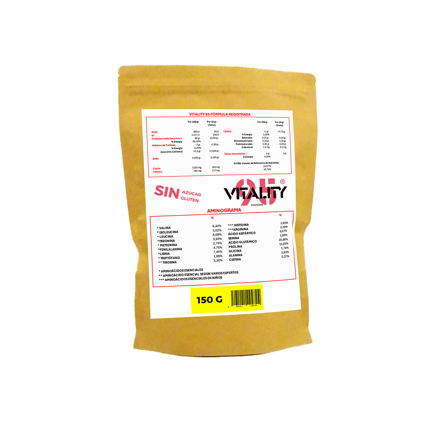 Vitality 95®️ protein bag 150g